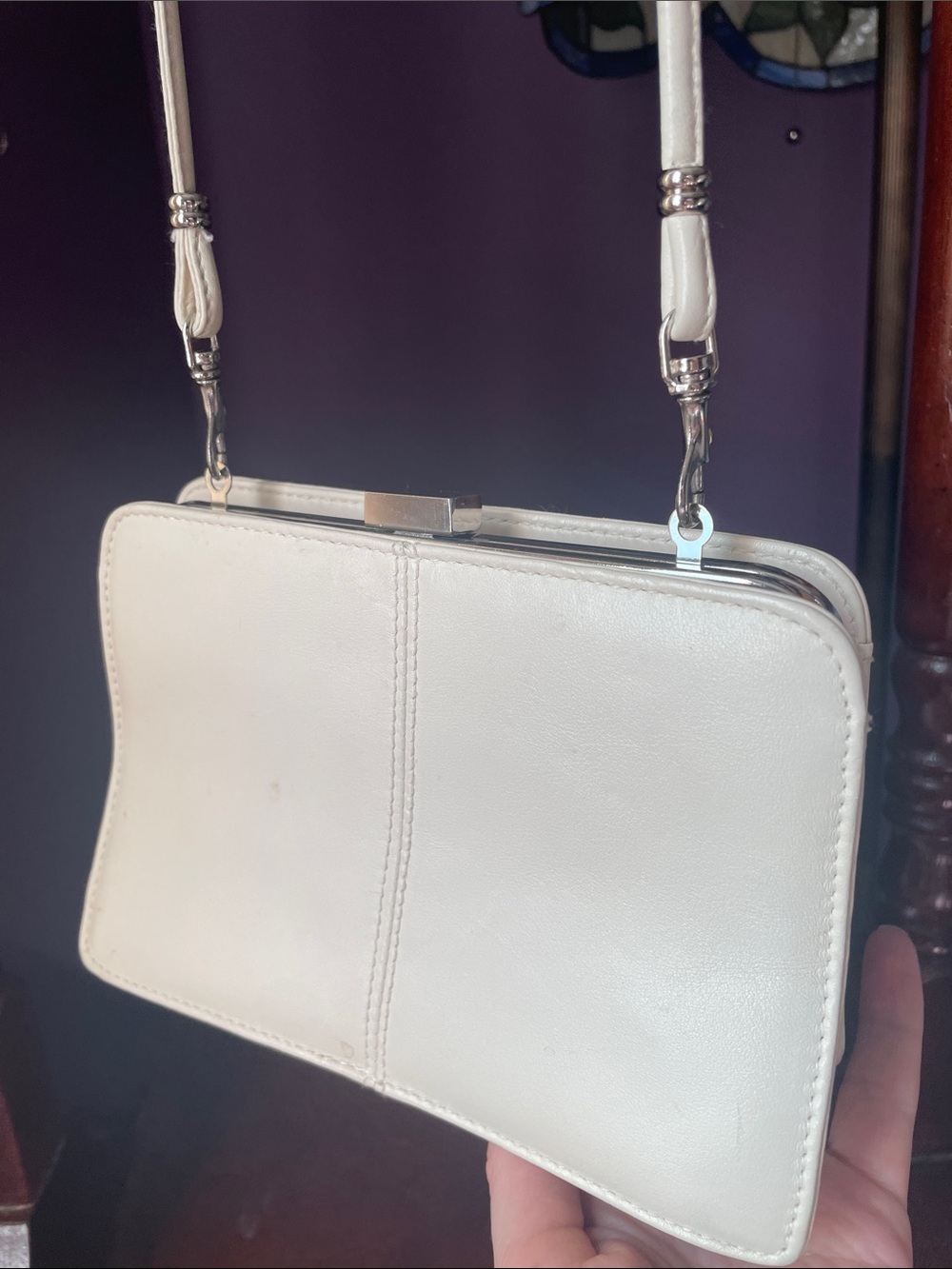 VTG PRESTON & YORK LEATHER CROSSBODY